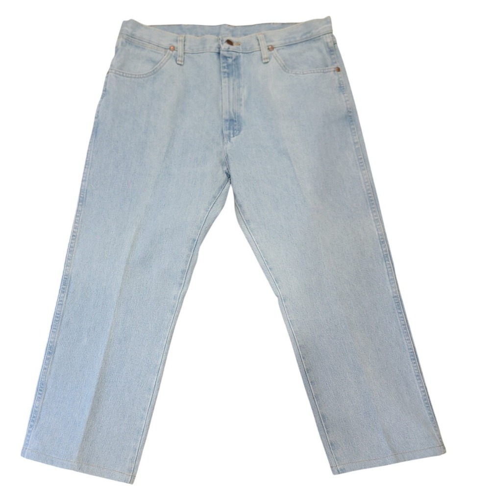 Wrangler Cowboy Cut Relaxed Fit Light Wash Jeans 1013MWZGH 36x30 Mens Womens
